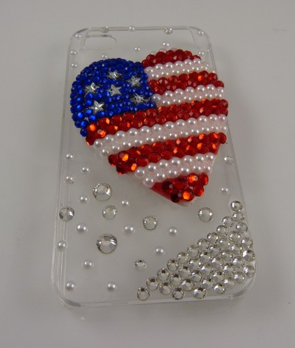 Cuore bandiera usa per iphone - bandiera,